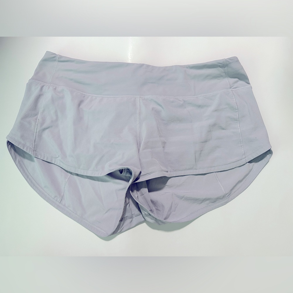 Light Purple Speed Up Low-Rise Lined Short 2.5”
